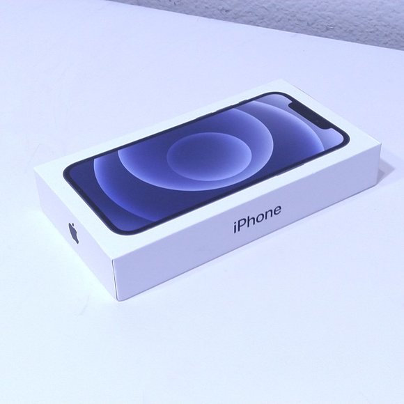 APPLE iPHONE 12 BOX ONLY 64GB Original Packaging OEM Steve Jobs LOGO STICKER - Picture 6 of 16